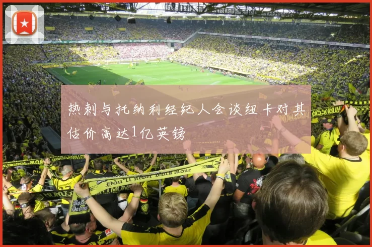 热刺与托纳利经纪人会谈纽卡对其估价高达1亿英镑